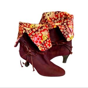NWOT Japonica Barclay suede ankle bootie